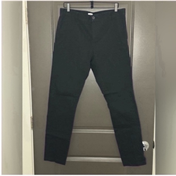 ASOS Other - 🔥 Weekday (ASOS) Woods Men’s Chinos | 34W | Black Slim Tapered Cotton Pants